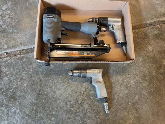 Pneumatic Finish Nailer and Drills