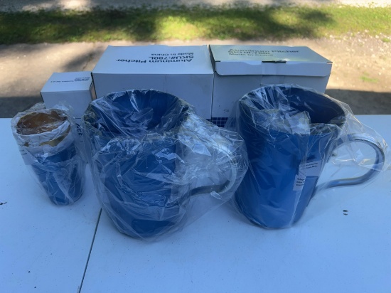 Aluminum Cup and Pitchers