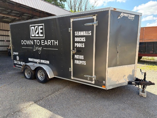 2019 Homesteader Enclosed Cargo Trailer