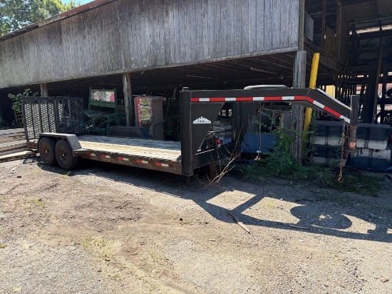 Moritz International Inc. Gooseneck Heavy Duty Equipment Trailer