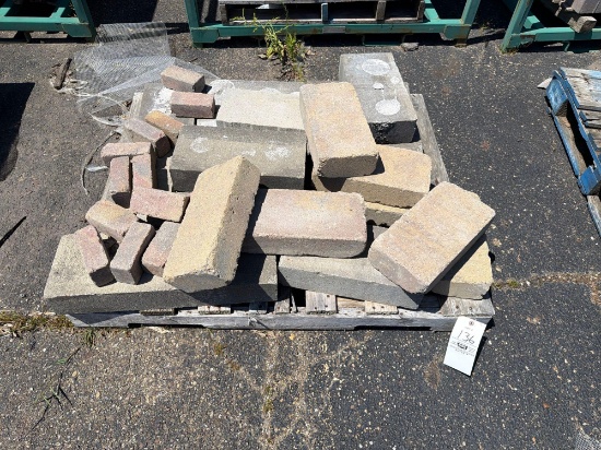 Pallet of Pavers and Blocking