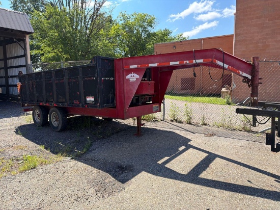 Moritz International Inc. Gooseneck Dump Trailer