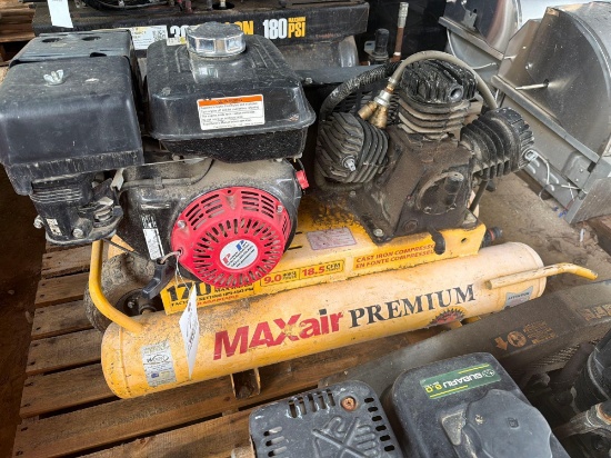 Max Air Premium Portable Gas 10 Gallon Air Compressor