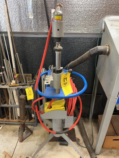 Central Pneumatic Planishing Hammer with Stand