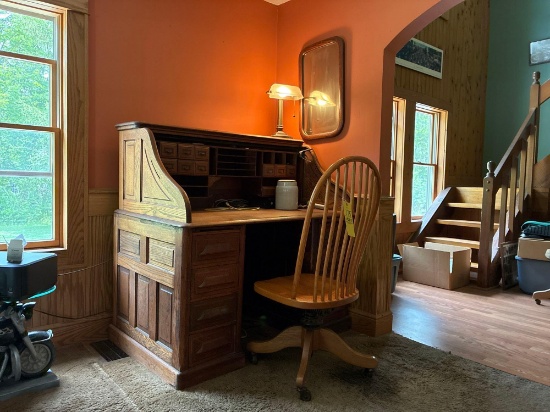 Desk and Contents