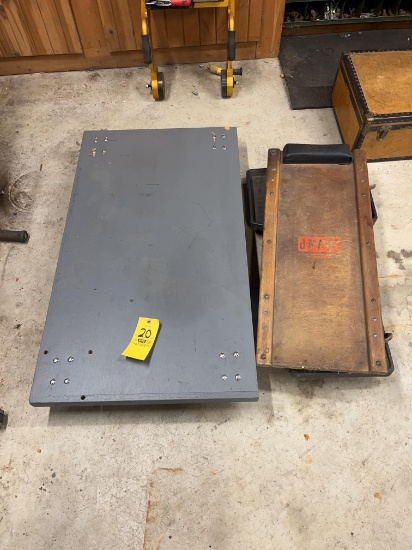 Rolling Platform and (2) Creepers