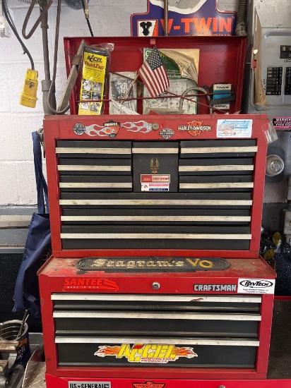Craftsman Stacked Toolboxes w/ Tools