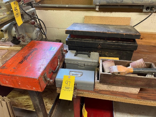 Vintage Toolbox / Hand Tools / Drill Bits / Hardware