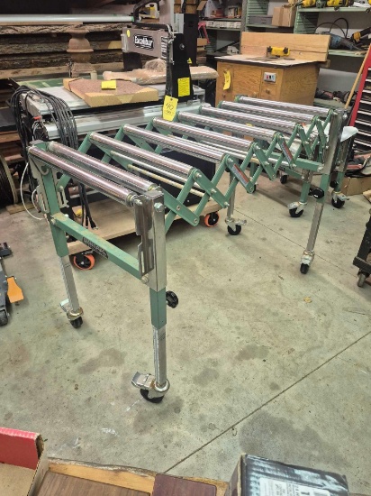 General International Height Adjustable Expandable Roller Conveyor