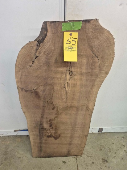 Rough Cut Walnut Live Edge Slab - Approx. 41 In. L x 23 In. W x 2 In. T