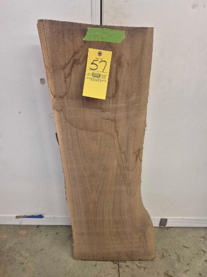 Rough Cut Walnut Live Edge Slab - Approx. 43 In. L x 16 In. W x 2 In. T