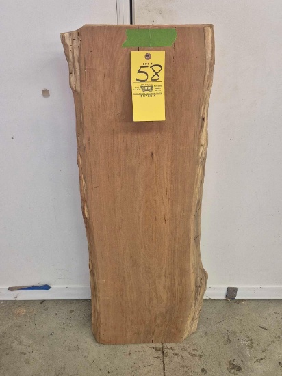Rough Cut Cherry Live Edge Slab - Approx. 42 In. L x 14 In. W x 2 In. T