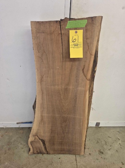 Rough Cut Walnut Live Edge Slab - Approx. 43 In. L x 20 In. W x 2 In. T