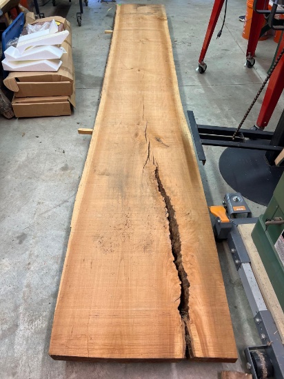 Cherry Live Edge Rough Cut Slab
