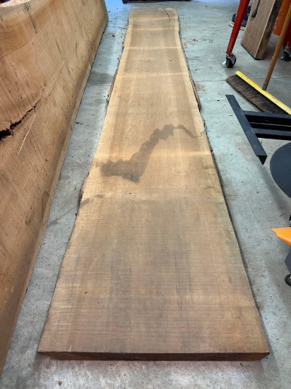 Cherry Live Edge Rough Cut Slab