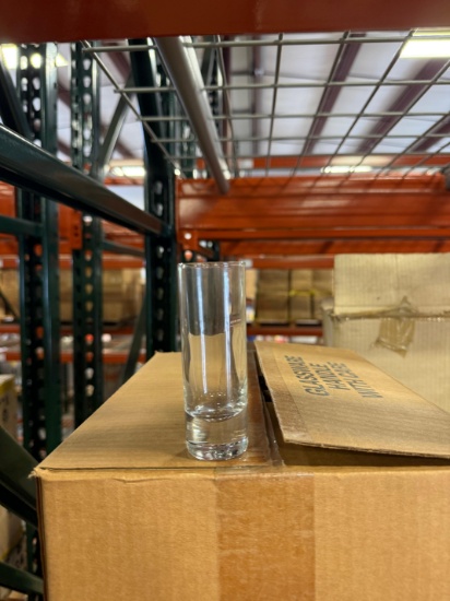 Pallet of Assorted Small Glasses - More Than 20 Boxes