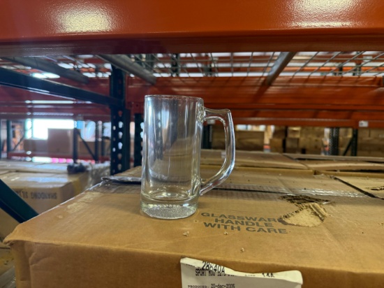 Pallet of 12.5 Oz. Glass Football Mugs - Approx. 432 Total