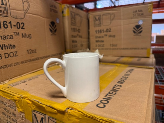 Pallet of M-Ware Ithaca 12 Oz. Mugs - Approx. 576 Total
