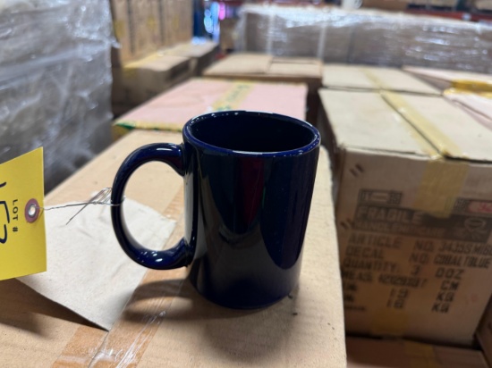 Pallet of Cobalt Blue 15oz Mugs - Approximately 936 Mugs