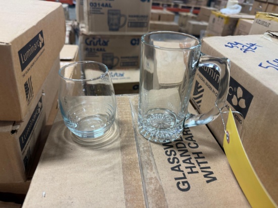 Pallet of 20oz Goblets and Glasses - Approximately 564