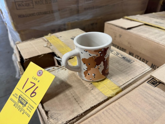 Pallet of Stoneware Military Camo Mugs - Approximately 864 mugs