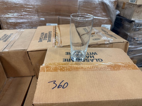 Pallet of 16oz Glasses - Approximately 360 Glasses