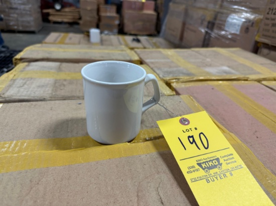 Pallet of Stoneware Coffee Mugs - Approximately 756 Mugs