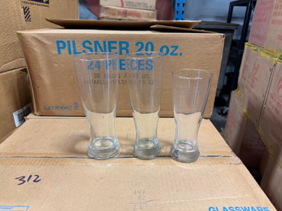 Pallet of Glass Cups - Approximately 312 cups