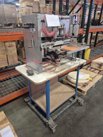 Miller 95 Cylindrical Screen Printer on Stand