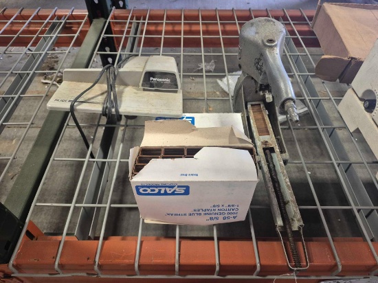 ISM Pneumatic Carton Staple Gun & Panasonic Letter Opener