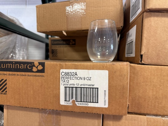 Pallet of Luminarc Perfection 9 Oz. Glasses - Approx. 360 Total