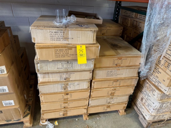 Pallet of ASA Plastic Cups - Approx 1,008 Total