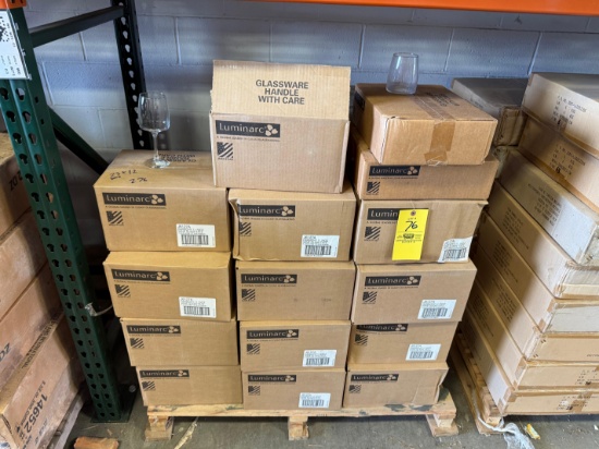 Pallet of Luminarc Harmony 11.75 Oz. Wine Glasses & 11.5 Oz. Glasses