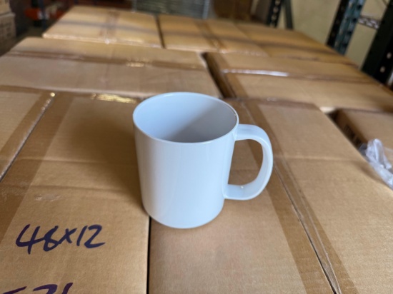 Pallet of ASA Plastic Coffee Mugs - Approx. 576 Total