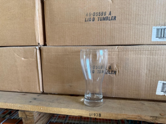Pallet of Lido 20 Oz. Glass Tumblers - Approx. 288 Total