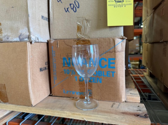 Pallet of Luminarc Nuance 10 Oz. Glass Goblets - Approx 480 Total
