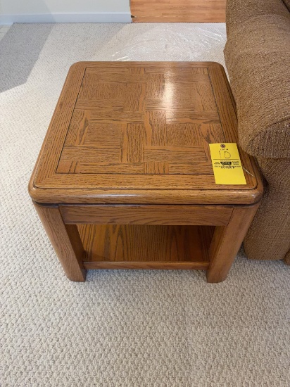 Wooden End Table