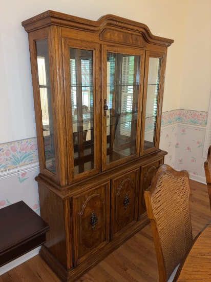 Wooden China Cabinet Hutch