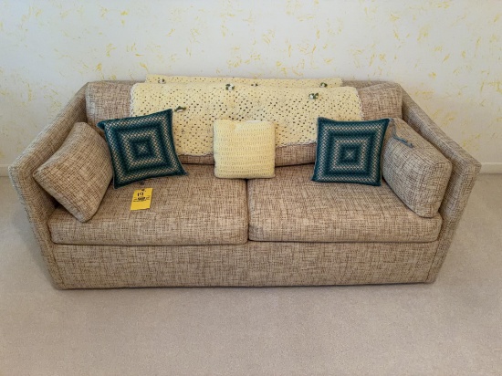 Two Cushion Pull Out Sofa