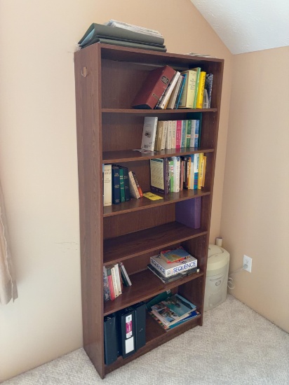 Book Shelf and Books