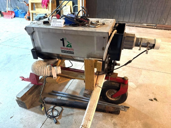 Custom Fertilizer spreader for Ventrac machines