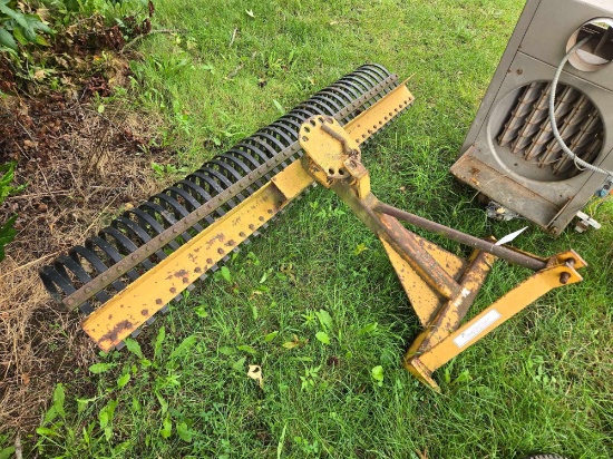 6ft King Kutter 3pt Landscape rake