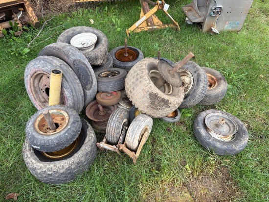 assorted smaller implement tires