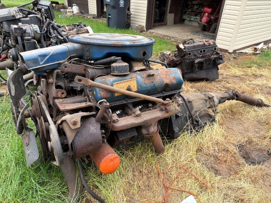 1974 Ford 390 cu. in. 8 cylinder engine & transmission