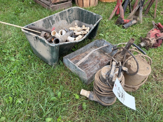 sump pumps, plumbing items