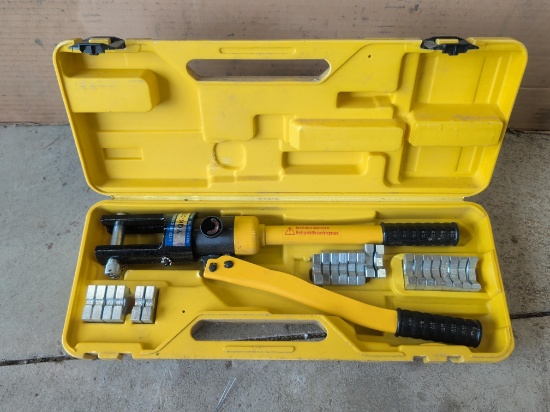 Hydraulic Cable Crimper tool in case YQK-300