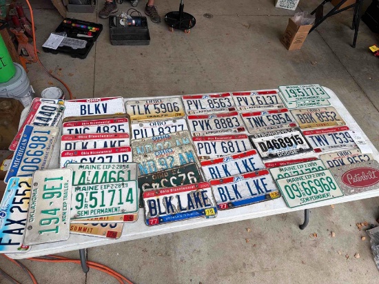 Vintage License Plates