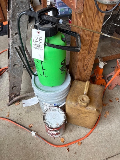 Sprayer and paint