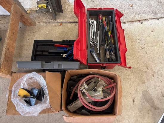 Air tabs, wrenches, tools, tool boxes