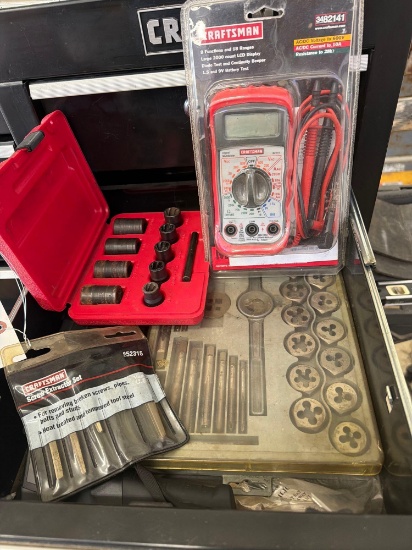 Tester, Tap and Die Set, Extractor Set, Digital Calipers